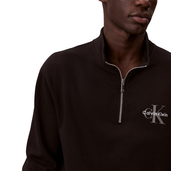 Calvin Klein Ανδρικό φούτερ Small Logo Half Zip Sweatshirt